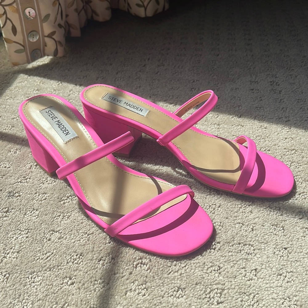 Hot pink Steve Madden Sandals